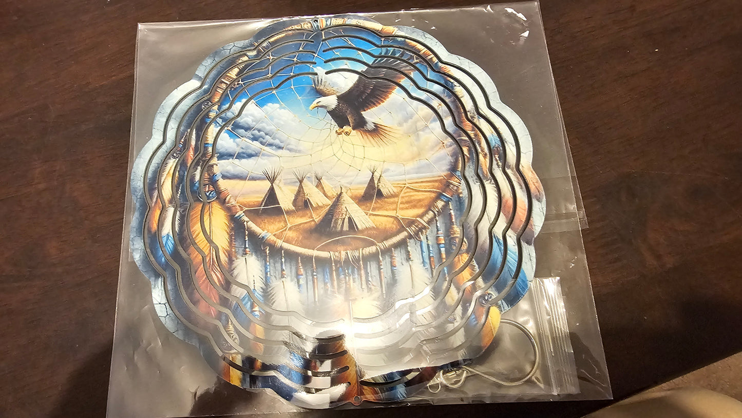 Eagle wind spinner