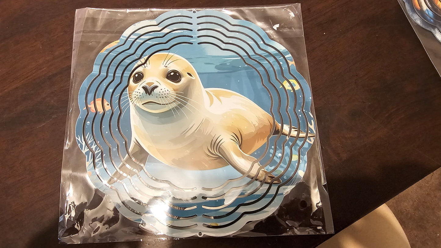 Cute seal Windspinner