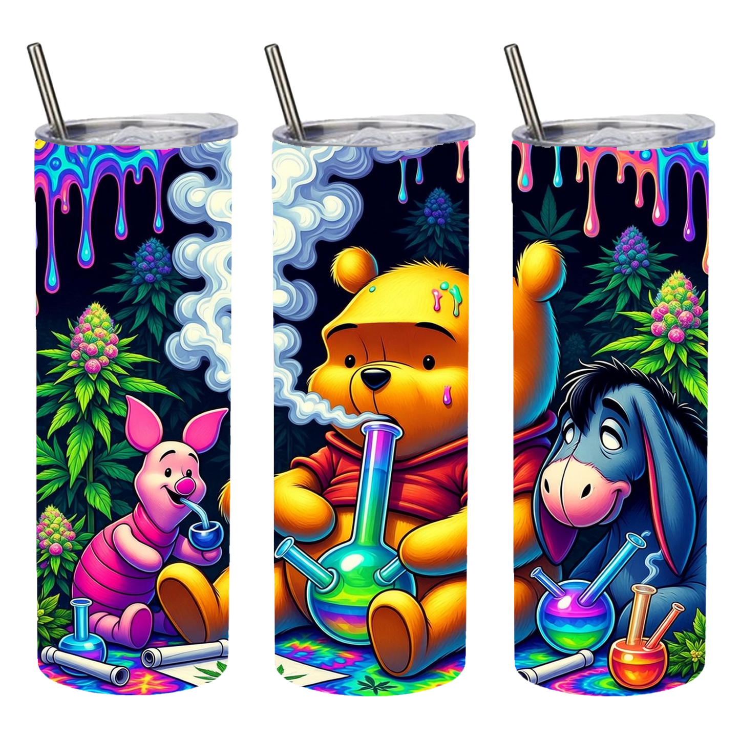 cute bear with friends