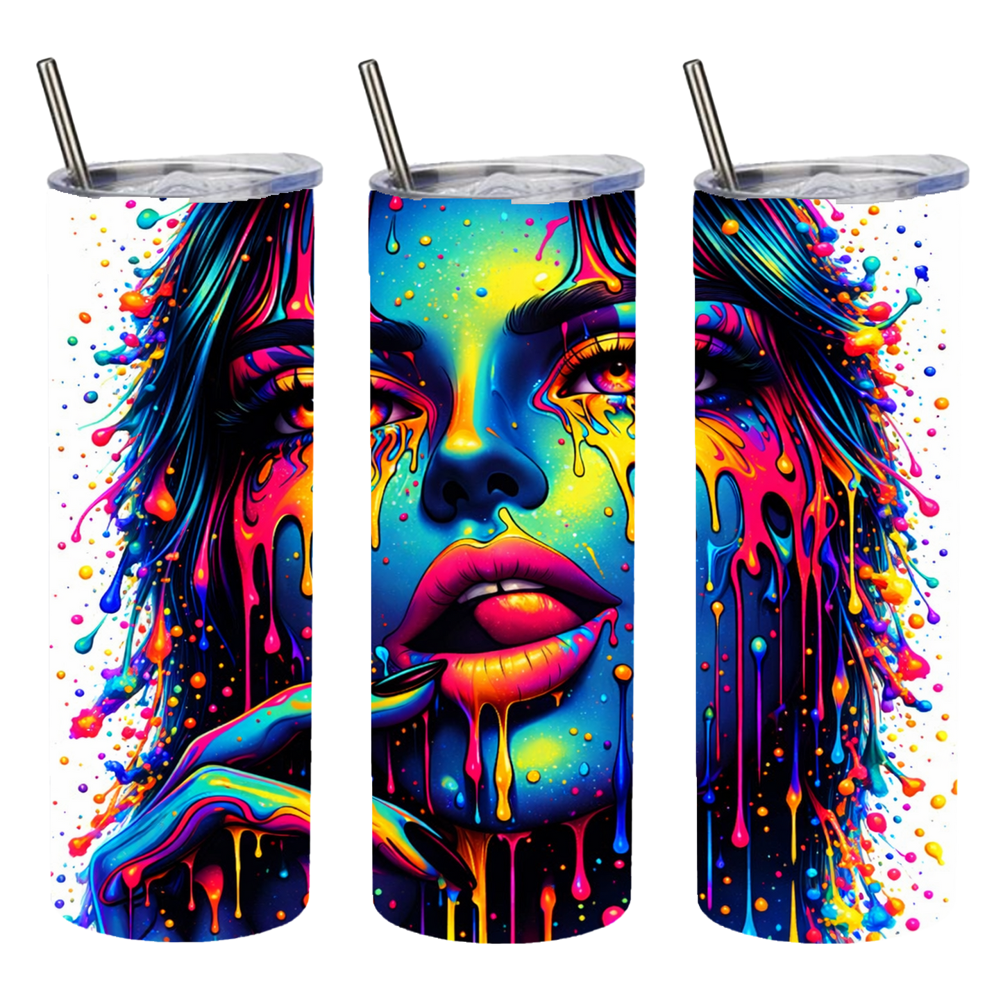 Colourful lady