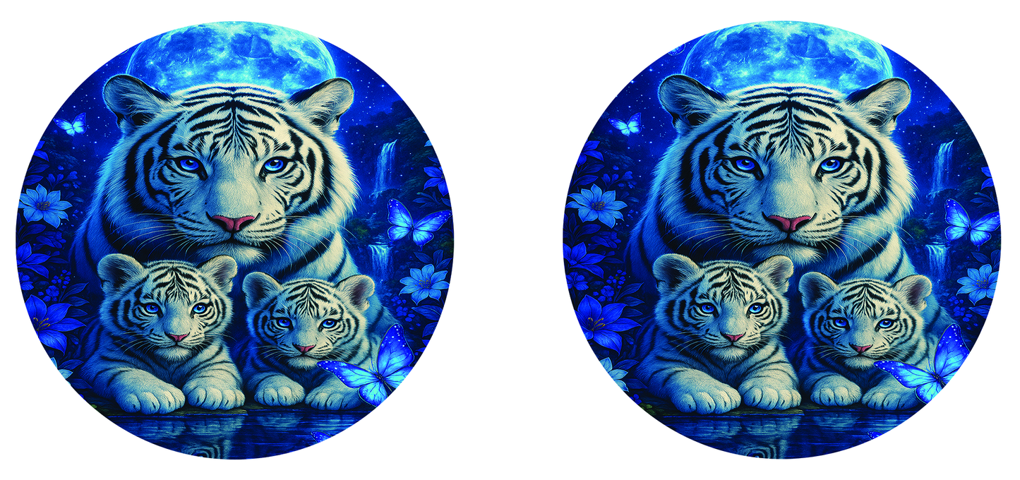 Mother Tiger and cubs