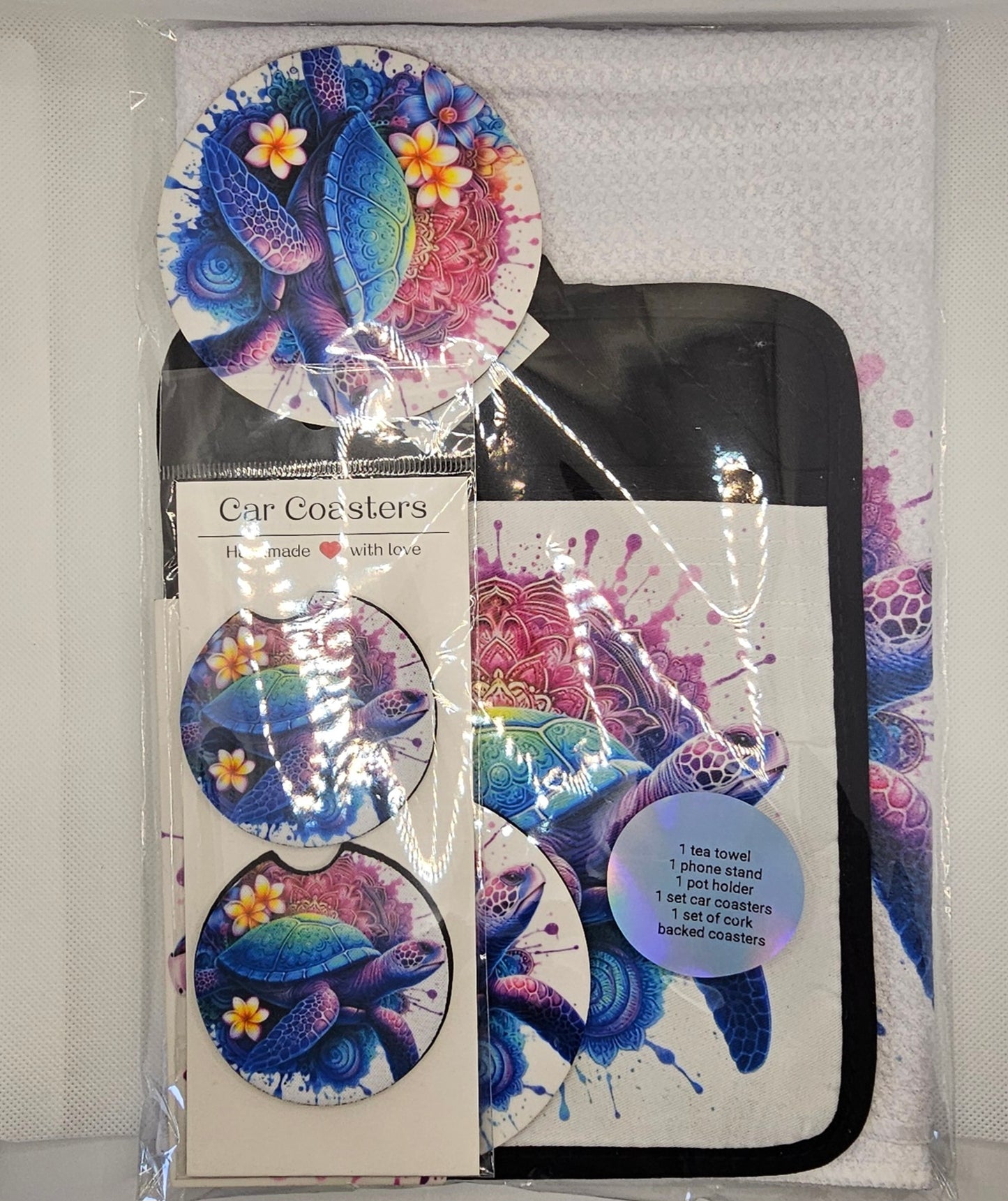Turtle teatowel set
