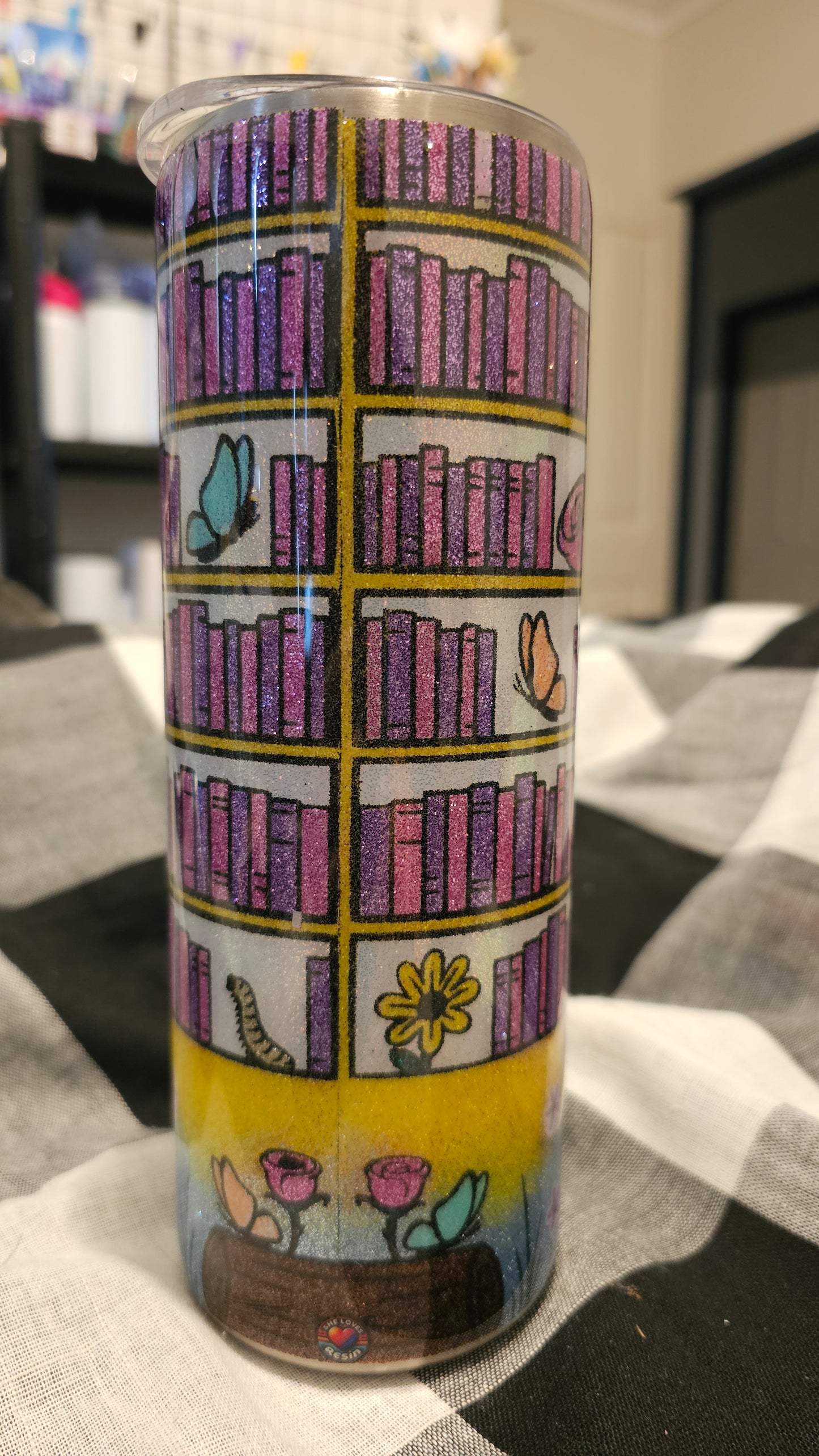 Butterfly library tumbler