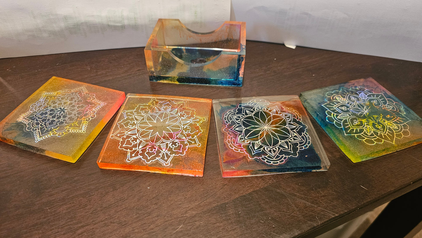 Resin Coaster set 1