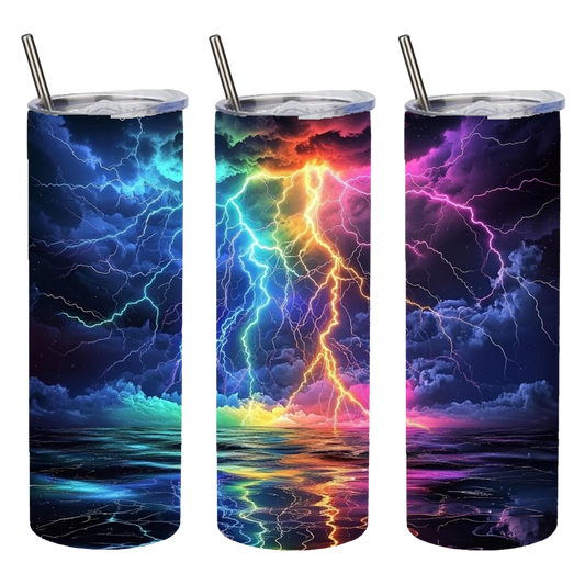 Beautiful stormy night scene