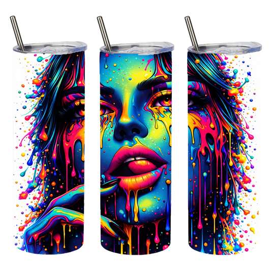 Colourful lady
