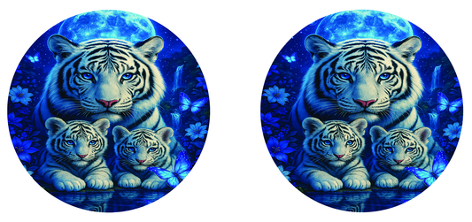Mother Tiger and cubs