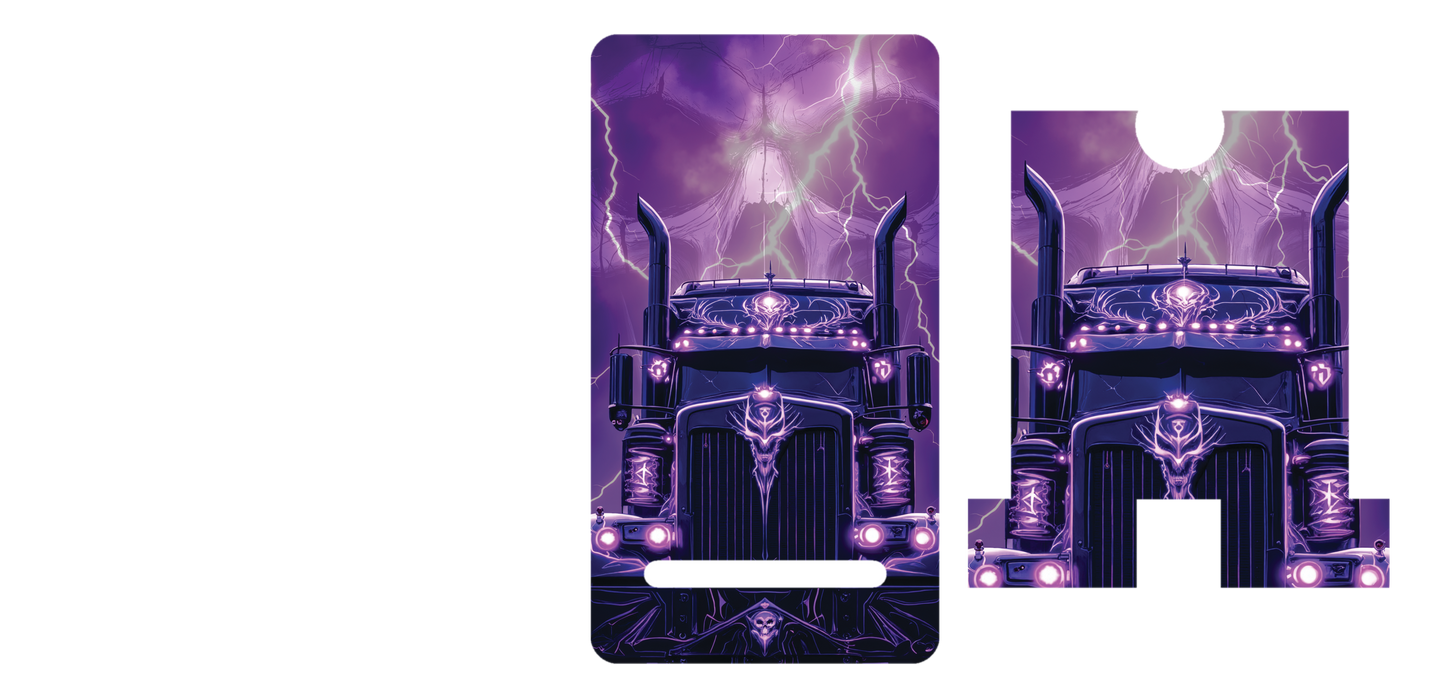 Purple truck Phonestand