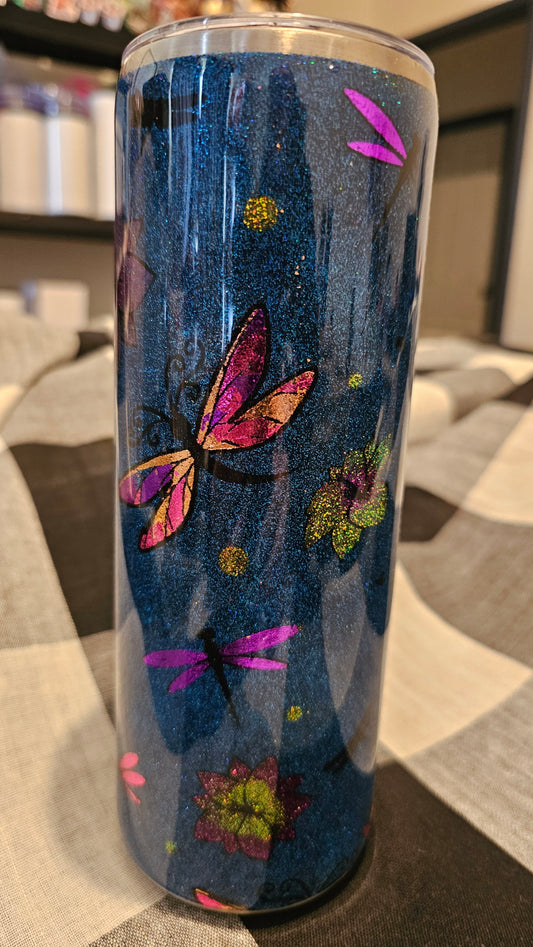 Dragon fly tumbler