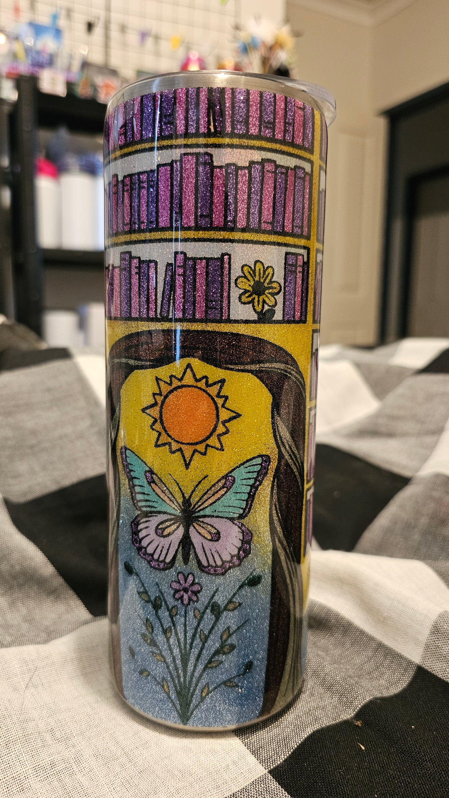 Butterfly library tumbler